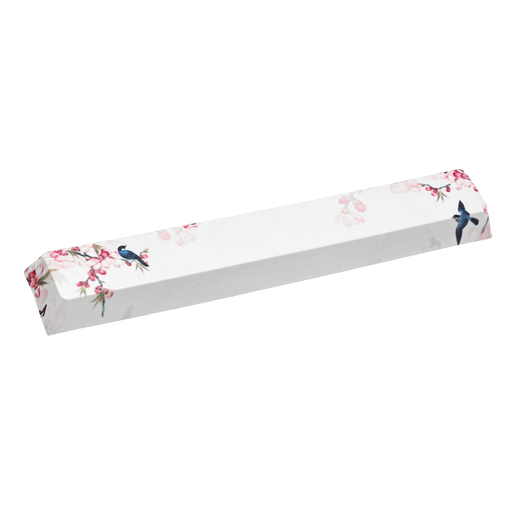 Five-sided-Dyesub-PBT-Plum-Blossom-Delphinium-Space-Bar-625u-Novelty-Keycap-1524002