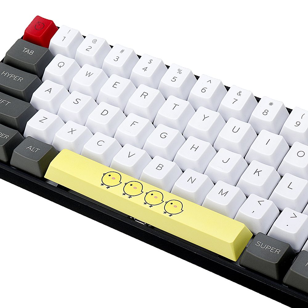 Five-sided-Dyesub-PBT-Yellow-Chicks-Space-Bar-625u-Novelty-Keycap-1481253