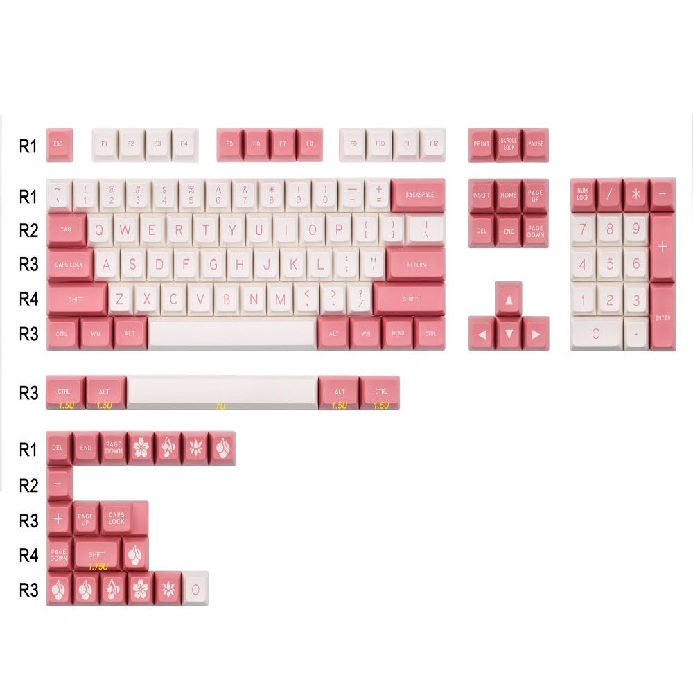 MAXKEY-108-Keys-PinkWhite-Keycap-Set-SA-Profile-ABS-Double-Shot-Keycaps-for-Mechanical-Keyboard-1536721