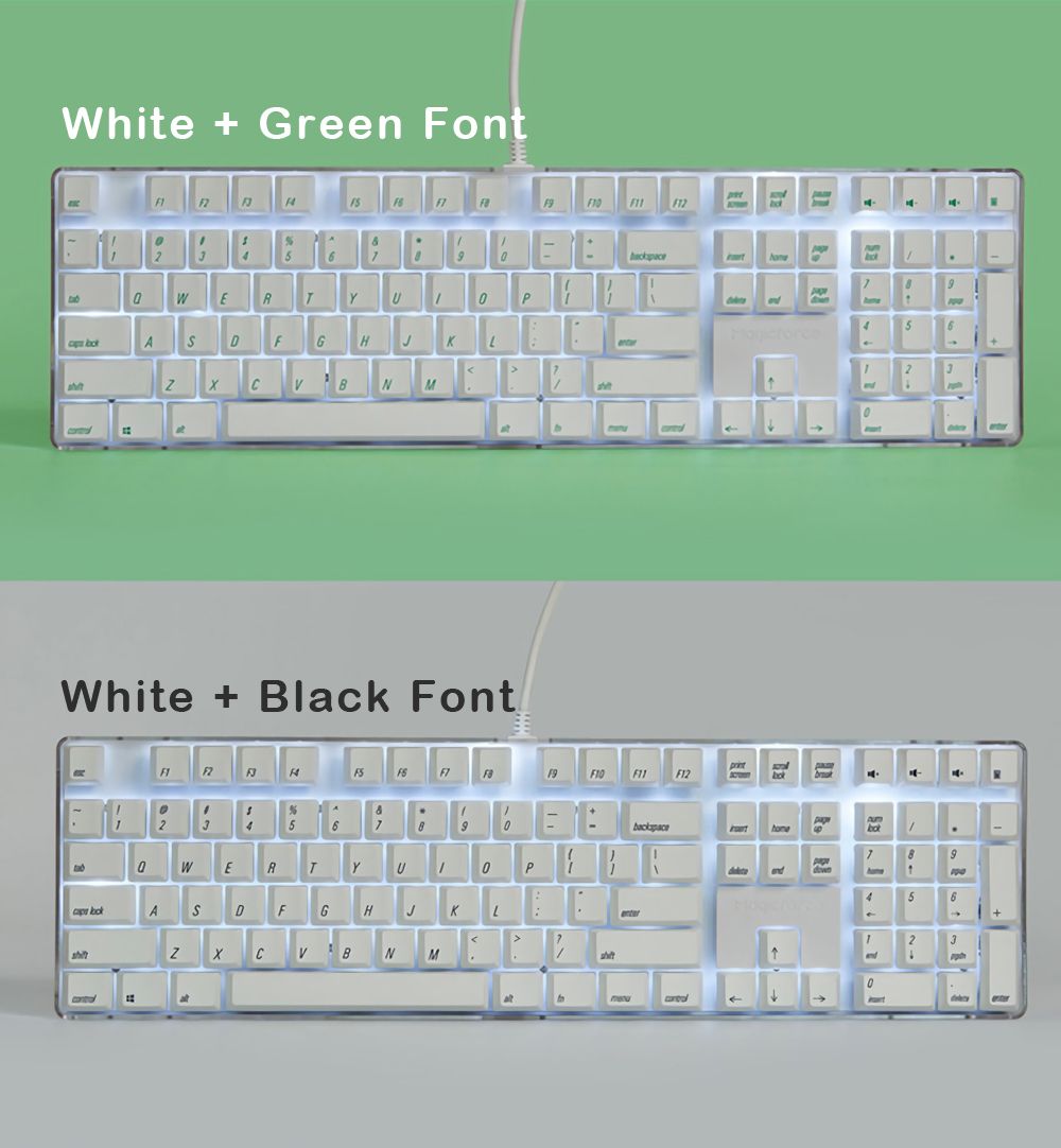 Magicforce-108-Key-White-Color-Black-Fonts-Dye-sub-PBT-Keycaps-Keycap-Set-for-Mechanical-Keyboard-1400201