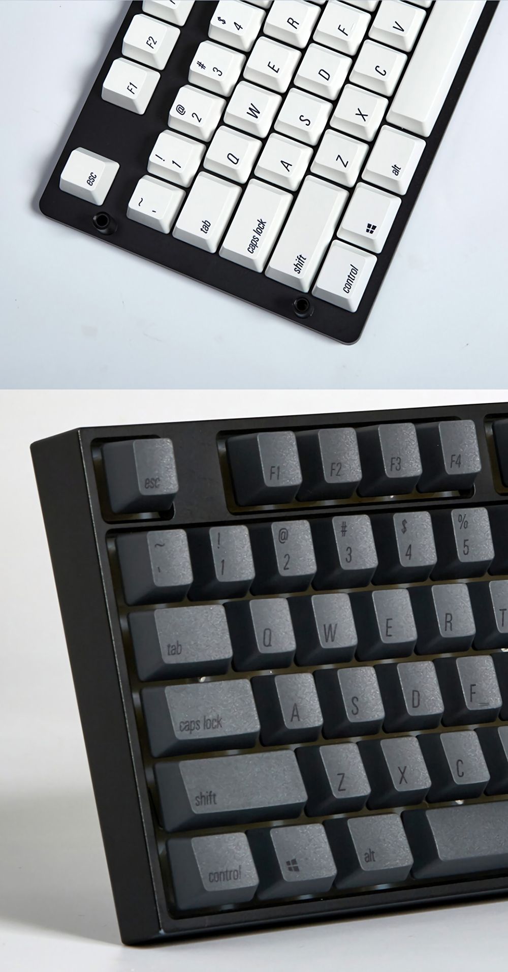 Magicforce-108-Key-White-Gray-Color-Dye-sub-PBT-Keycaps-Keycap-Set-for-Mechanical-Keyboard-1400177