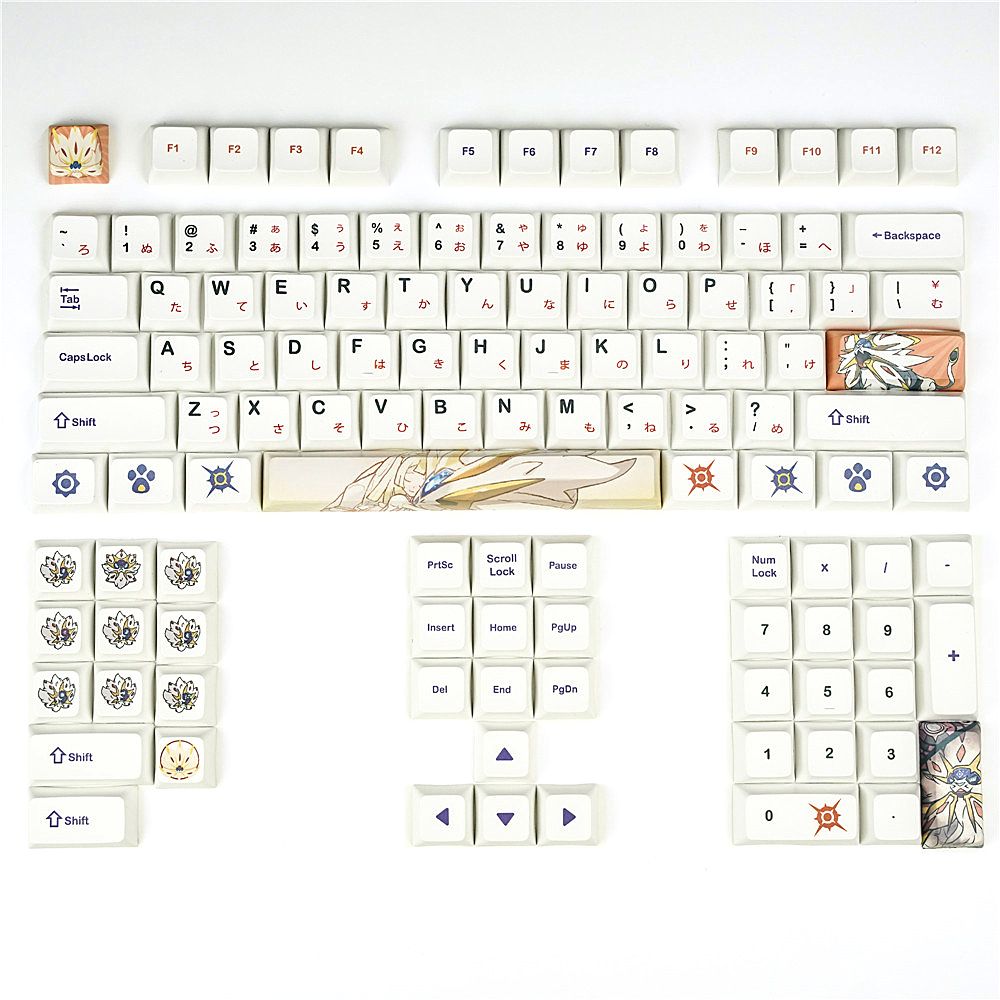 MechZone-116-Keys-Lion-Keycap-Set-XDA-Profile-PBT-DYE-Sub-Keycaps-225U-2U-175U-Compatible-with-GH60--1683597