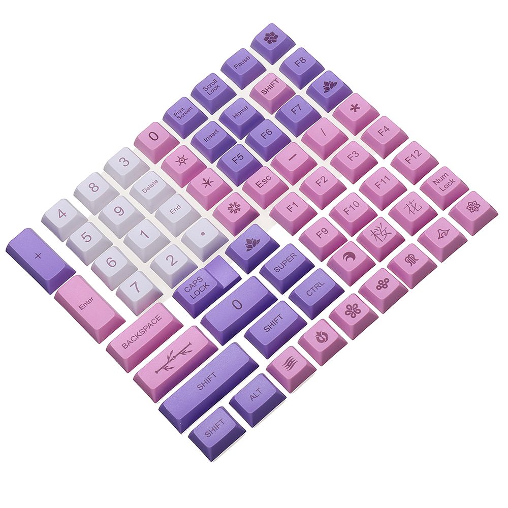 MechZone-135-Keys-Sakura-Keycap-Set-PBT-XDA-Profile-Sublimation-Two-Color-Keycaps-for-GH60-61-64-66--1653902