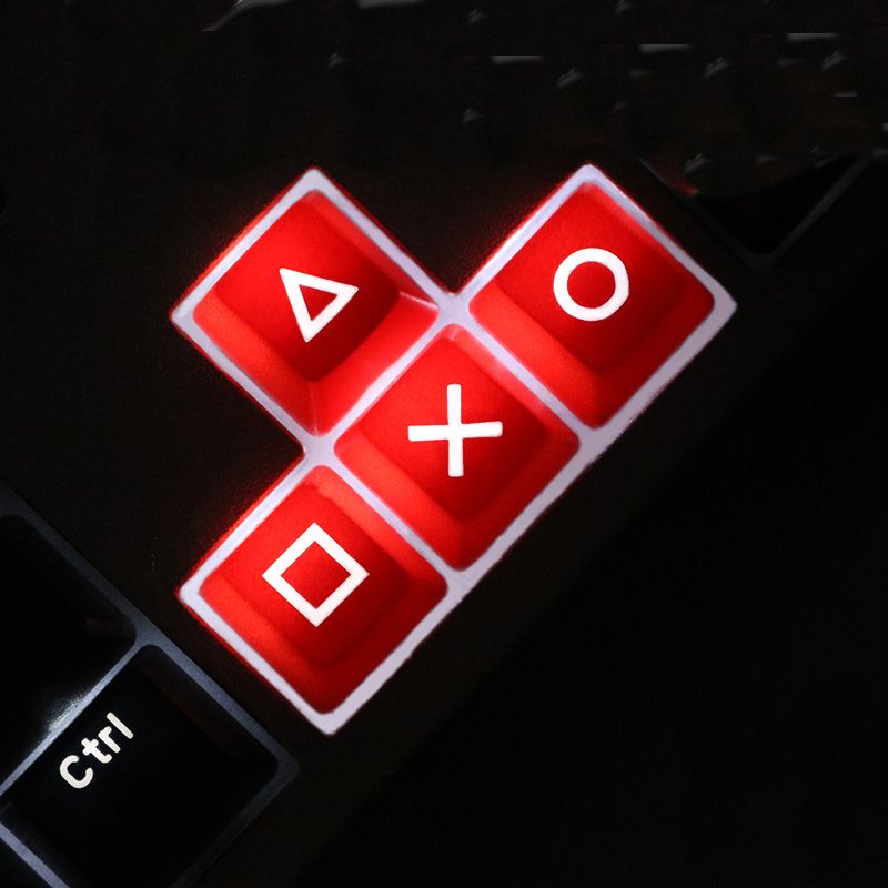 R1-OEM-Profile-ABS-Direction-Arrows-Keys-Keycaps-Red-Black-1222585