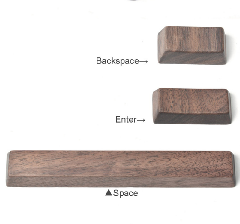 Walnut-OEM-Height-Keycap-Suit-Personality-No-carving-for-Mechanical-keyboard-1550108