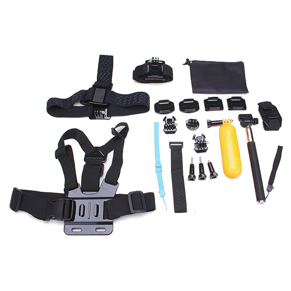 23-In-1-Selfie-Stick-Mount-Wrist-Chest-Strap-Kit-For-Gopro-Hero-3-4-3-Plus-SJCAM-EKEN-SJ4000-Sports--977132