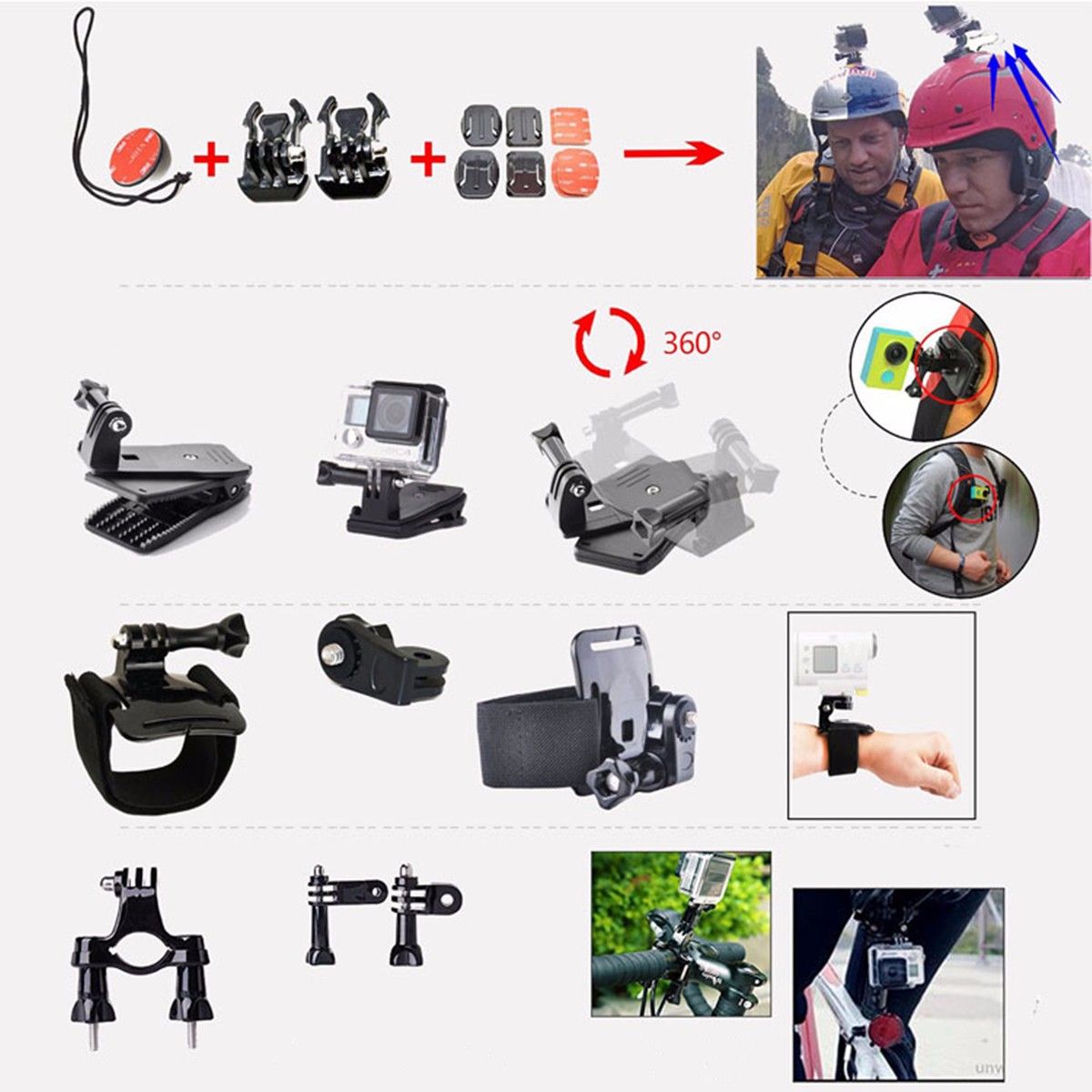 37-in-1-Wrist-ChesT-strap-Monopod-Mount-Accessories-Set-Kit-For-Gopro-2-3-3-Plus-4-Xiaomi-Yi-SJcam-1054251