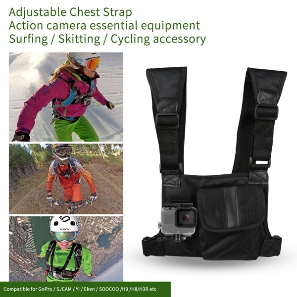 SHOOT-Camera-Harness-Mount-Chest-Strap-for-Gopro-EKEN-SJCAM-SOOCOO-Yi-4K-Backpack-with-Kits-Bag-1151307