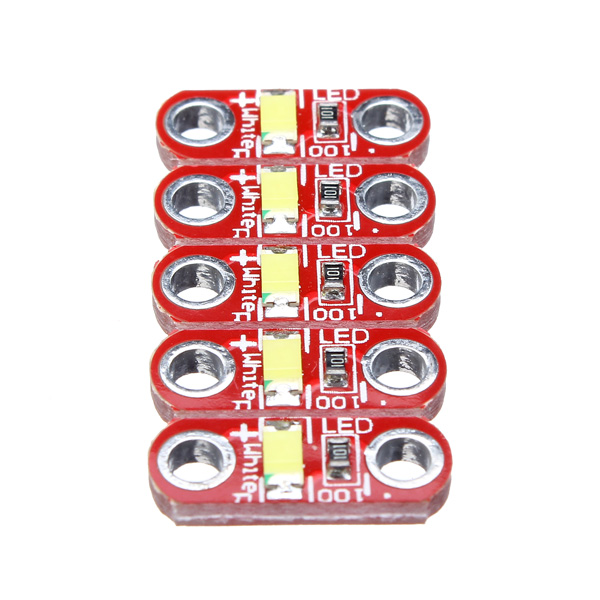5Pcs-3V---5V-40MA-LilyPad-LED-Module-Pure-White-959589