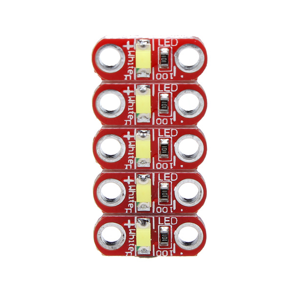 5Pcs-3V---5V-40MA-LilyPad-LED-Module-Pure-White-959589