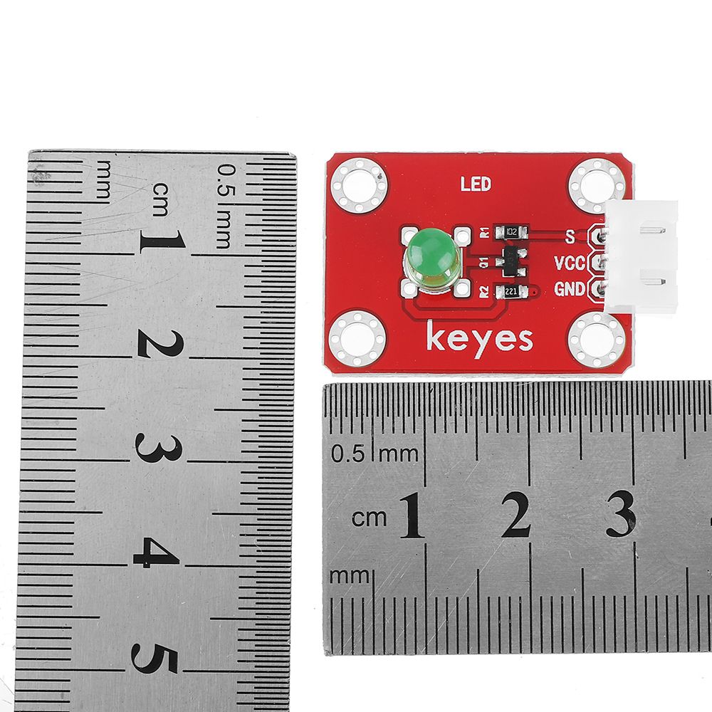 Keyes-Brick-Green-LED-Green-Light-Module-Pad-hole-Anti-reverse-Plug-White-Terminal-Digital-Signal-1731589