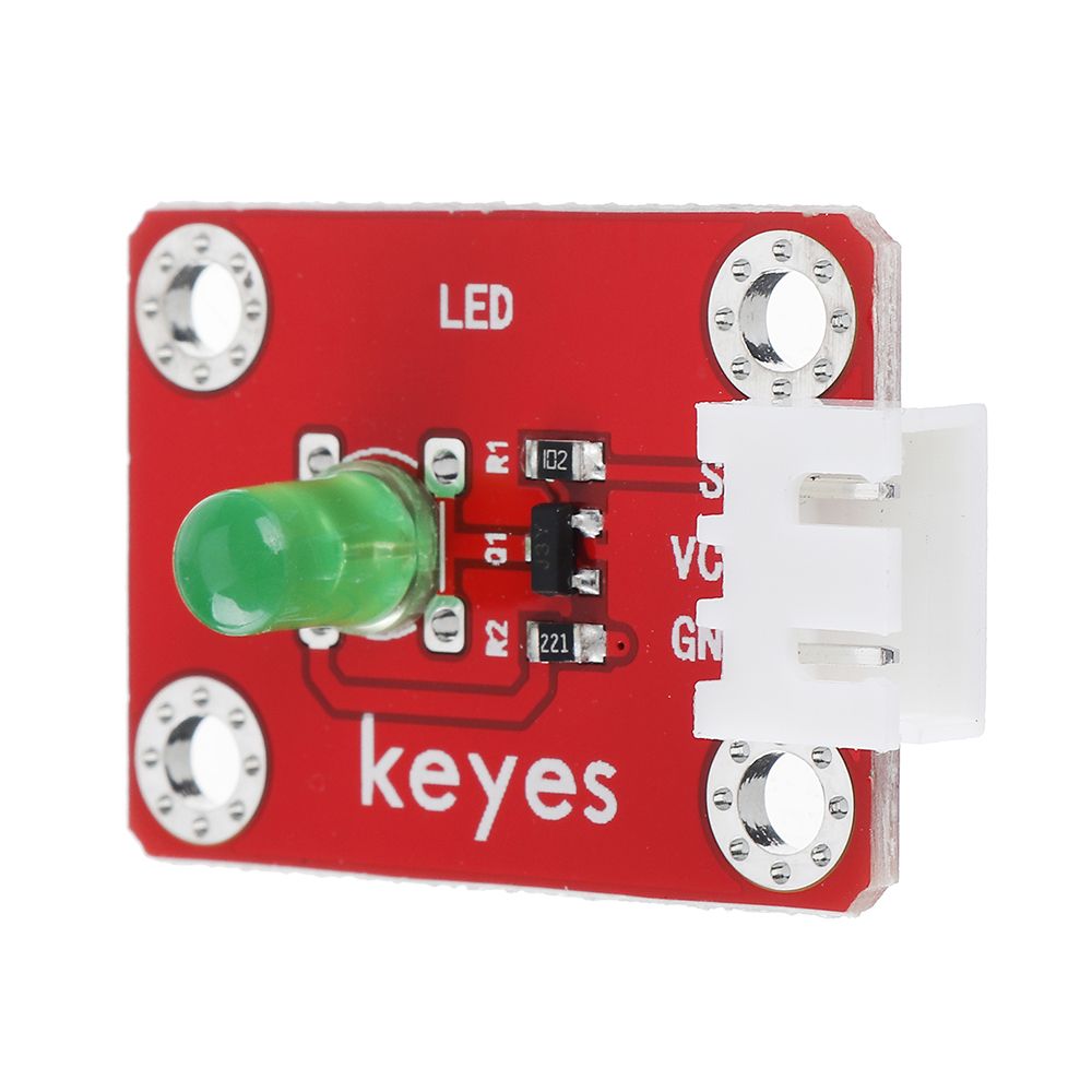 Keyes-Brick-Green-LED-Green-Light-Module-Pad-hole-Anti-reverse-Plug-White-Terminal-Digital-Signal-1731589