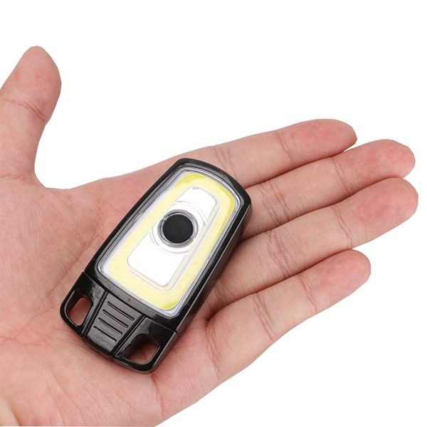 3W-Mini-USB-Rechargeable-COB-LED-Keychain-Camping-Light-Handy-Torch-Pocket-Flashlight-1260899