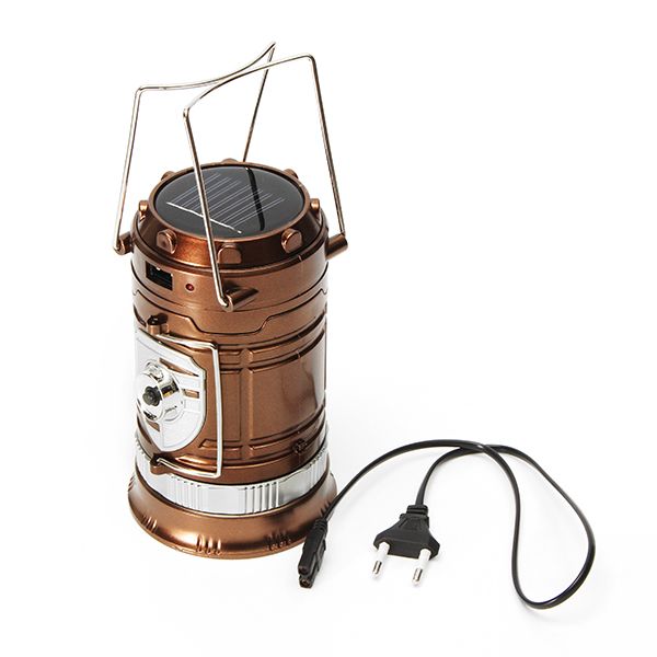 Solar-Powered-Rechargeable-Rotating-Flashlight-Collapsible-Outdoor-LED-Camping-Lantern-AC110-220V-1258924