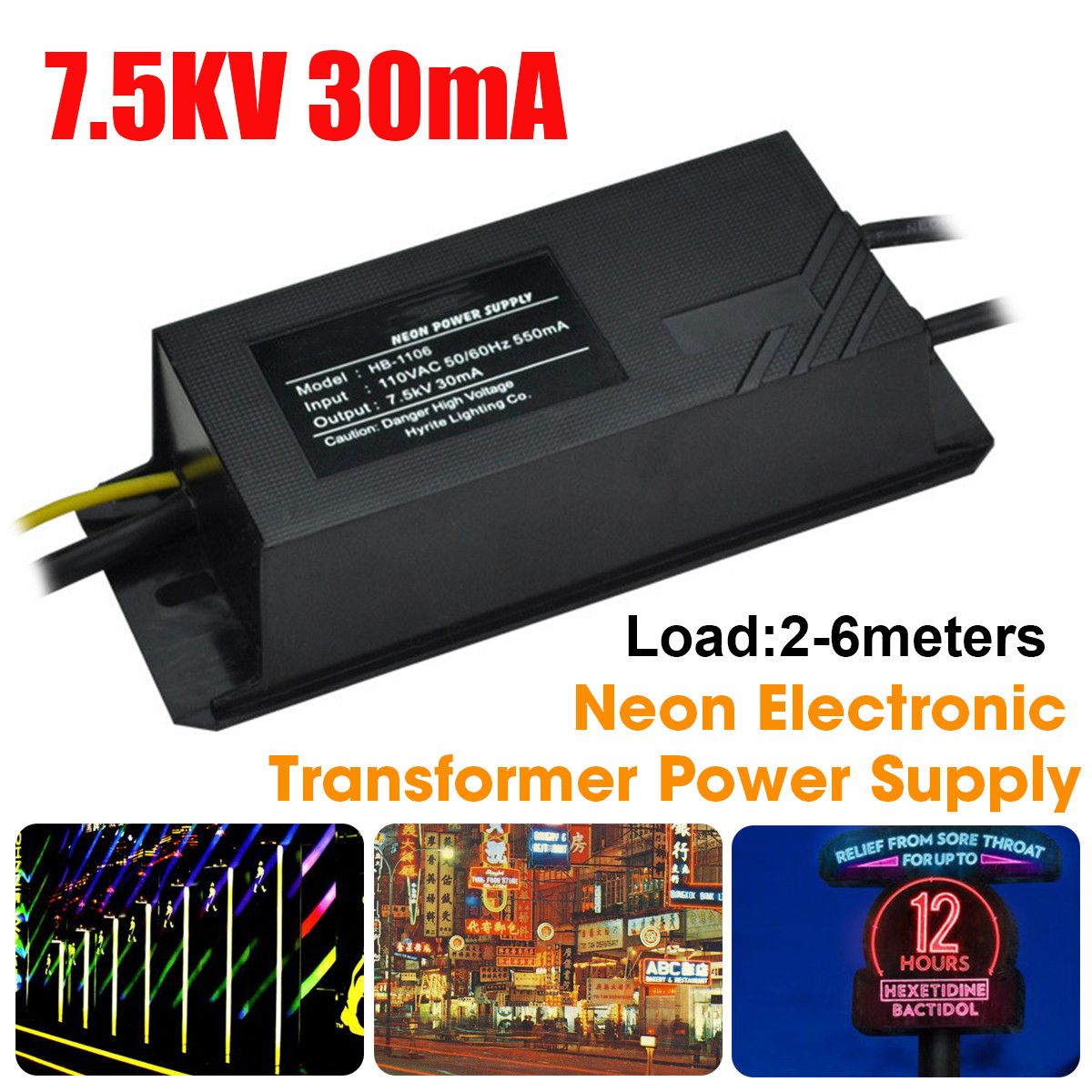 AC110V-75KV-30mA-Black-Waterproof-Neon-Electronic-Transformer-Power-Supply-for-LED-Lighting-1668170