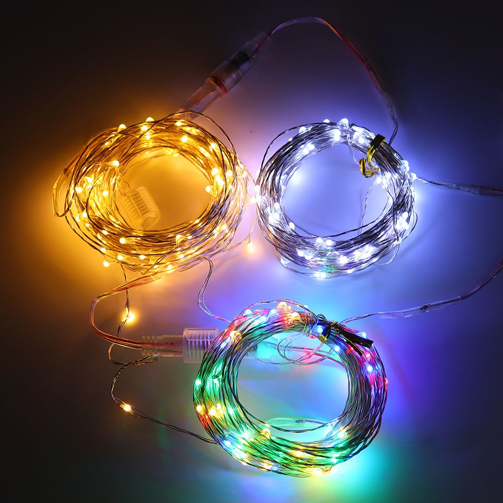 Waterproof-10M-100LED-Colorful-Warm-White-Pure-White-Fairy-String-Light-for-Outdoor-Christmas-DC33V-1357837