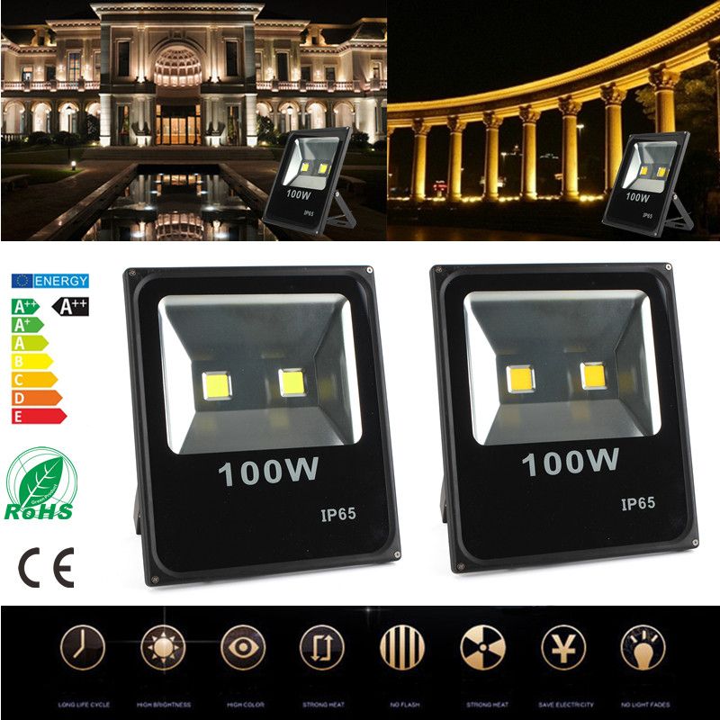 100W-Waterproof-LED-Ultra-Thin-Flood-Light-Outdooors-Garden-Spot-Lightt-Landscape-Lamp-1122851