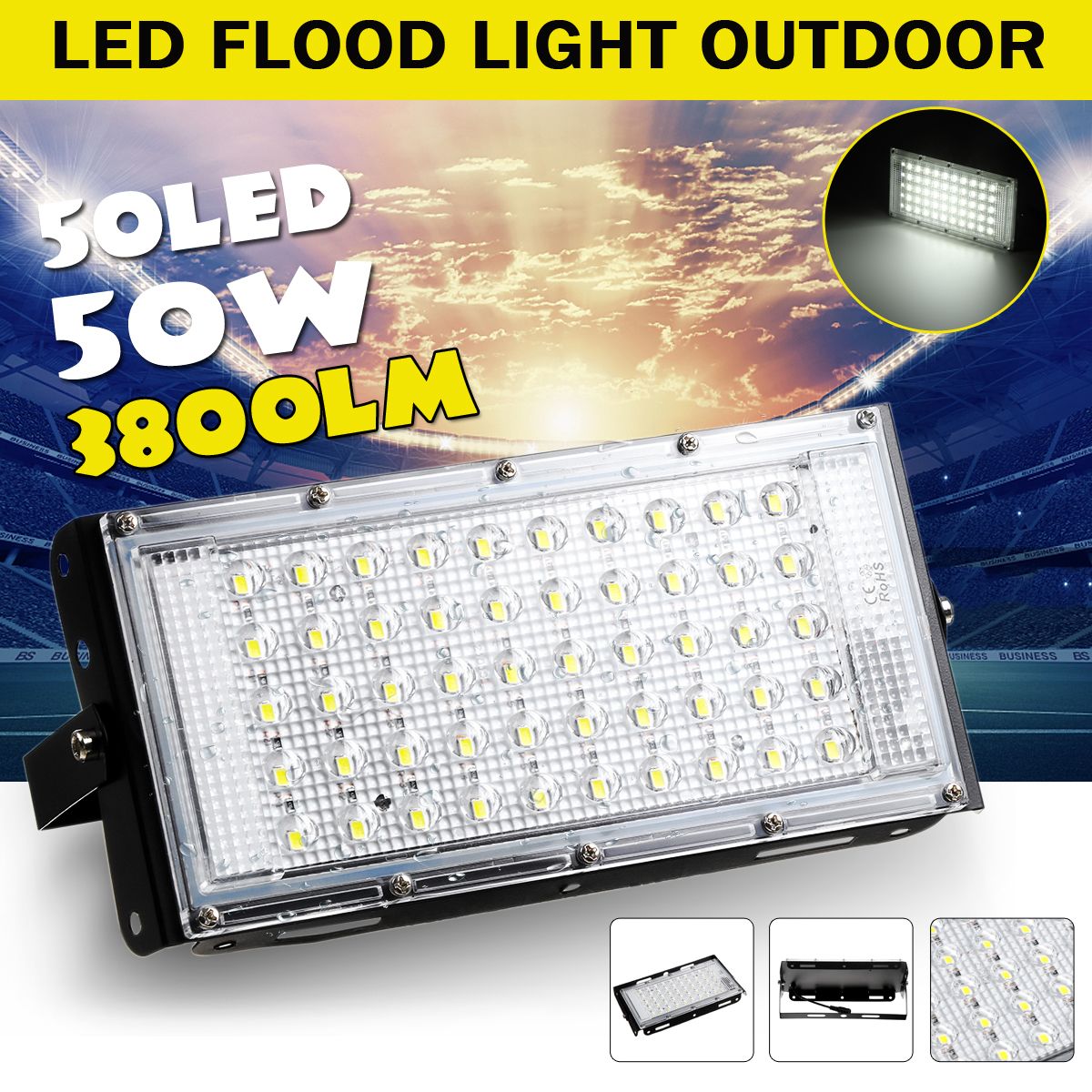 50W-2835-SMD-LED-Flood-Light-Weatherproof-Garden-Outdoor-Security-Landscape-Lamp-EUUS-Plug-AC85-265V-1722853
