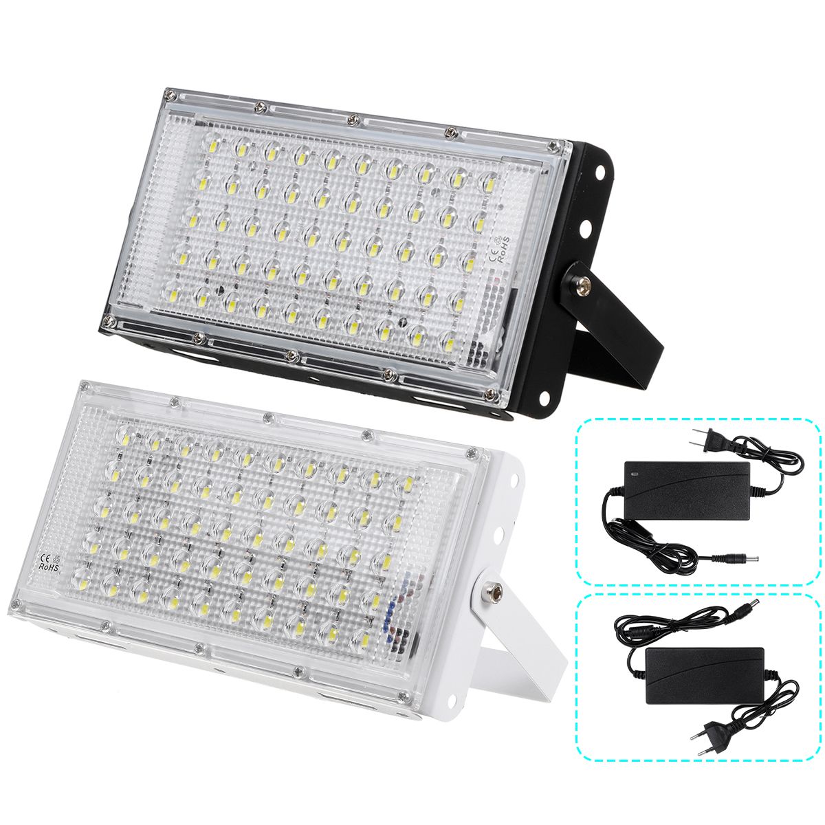 50W-2835-SMD-LED-Flood-Light-Weatherproof-Garden-Outdoor-Security-Landscape-Lamp-EUUS-Plug-AC85-265V-1722853