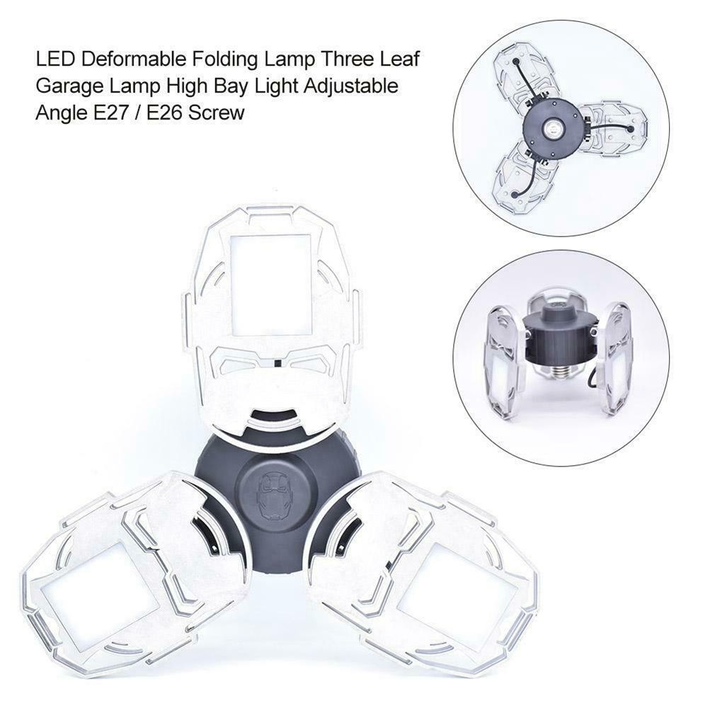 60W-126-LED-Garage-Flood-Light-LED-Shop-Lamp-Ceiling-Deformable-SilverRed-AC100-265V-1536117