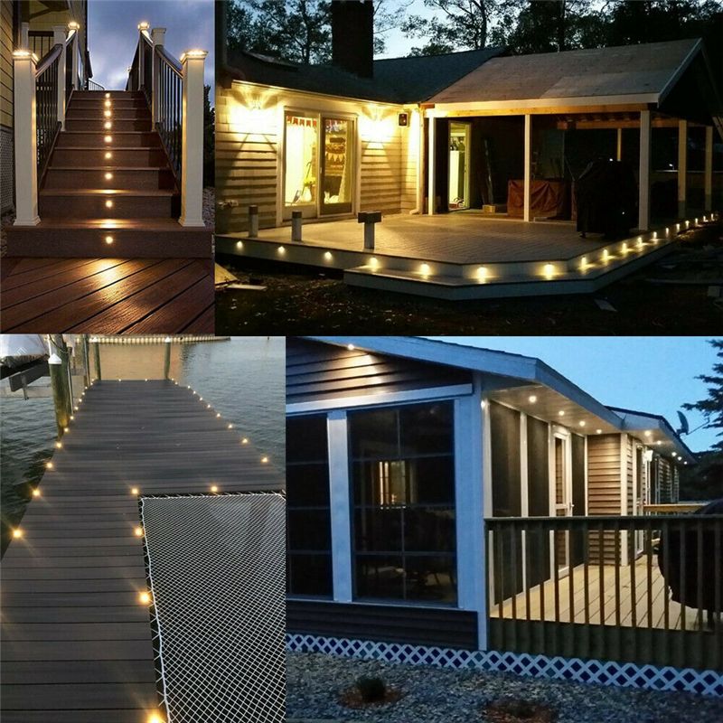 10x-32MMLED-Deck-Stair-Light-Waterproof-Yard-Garden-Pathway-Patio-Landscape-Lamp-with-EU-Plug-1685493