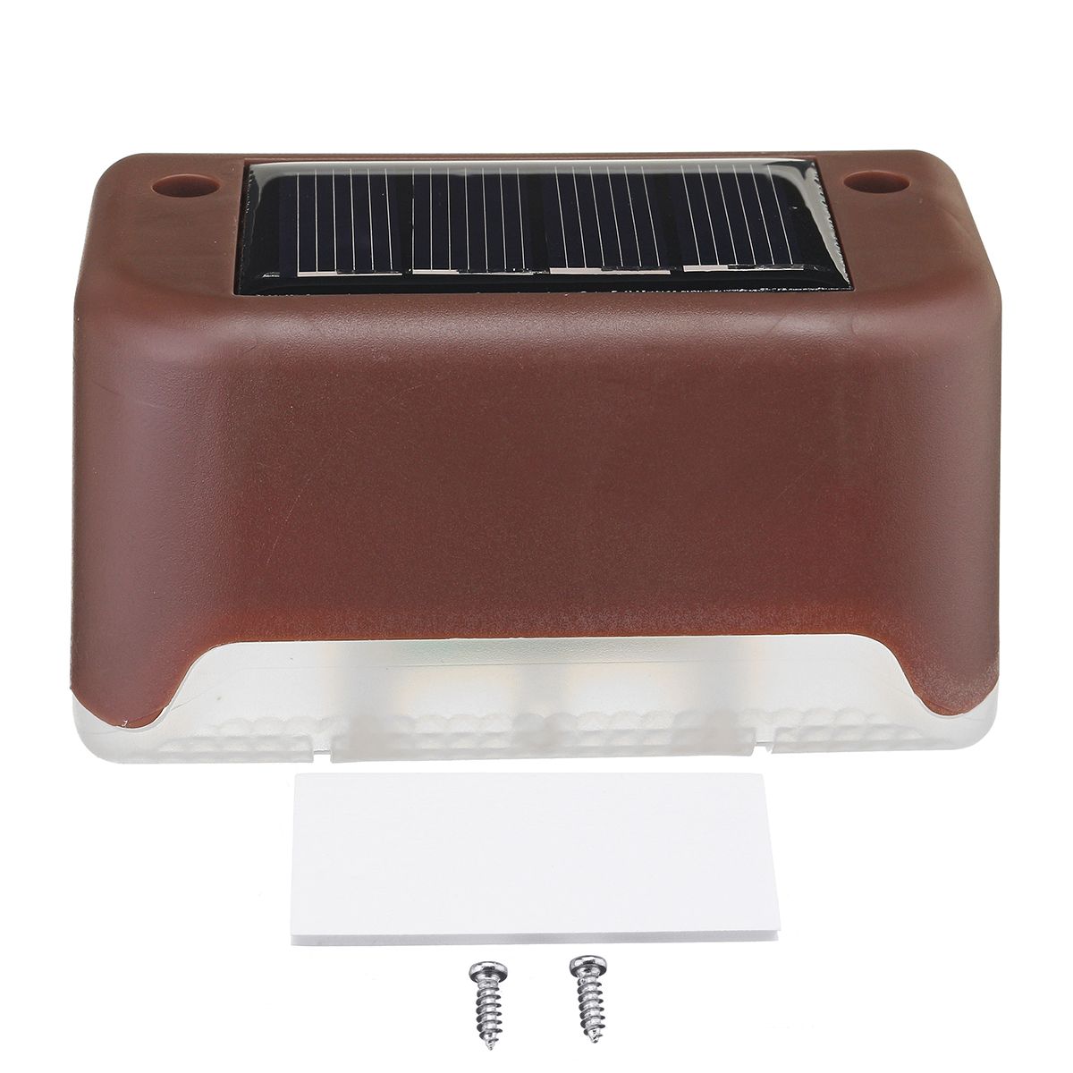 1PC4PCS6PCS-Solar-Powered-LED-Deck-Light-Warm-White-Outdoor-Path-Garden-Stairs-Step-Fence-Wall-Lamp-1705500