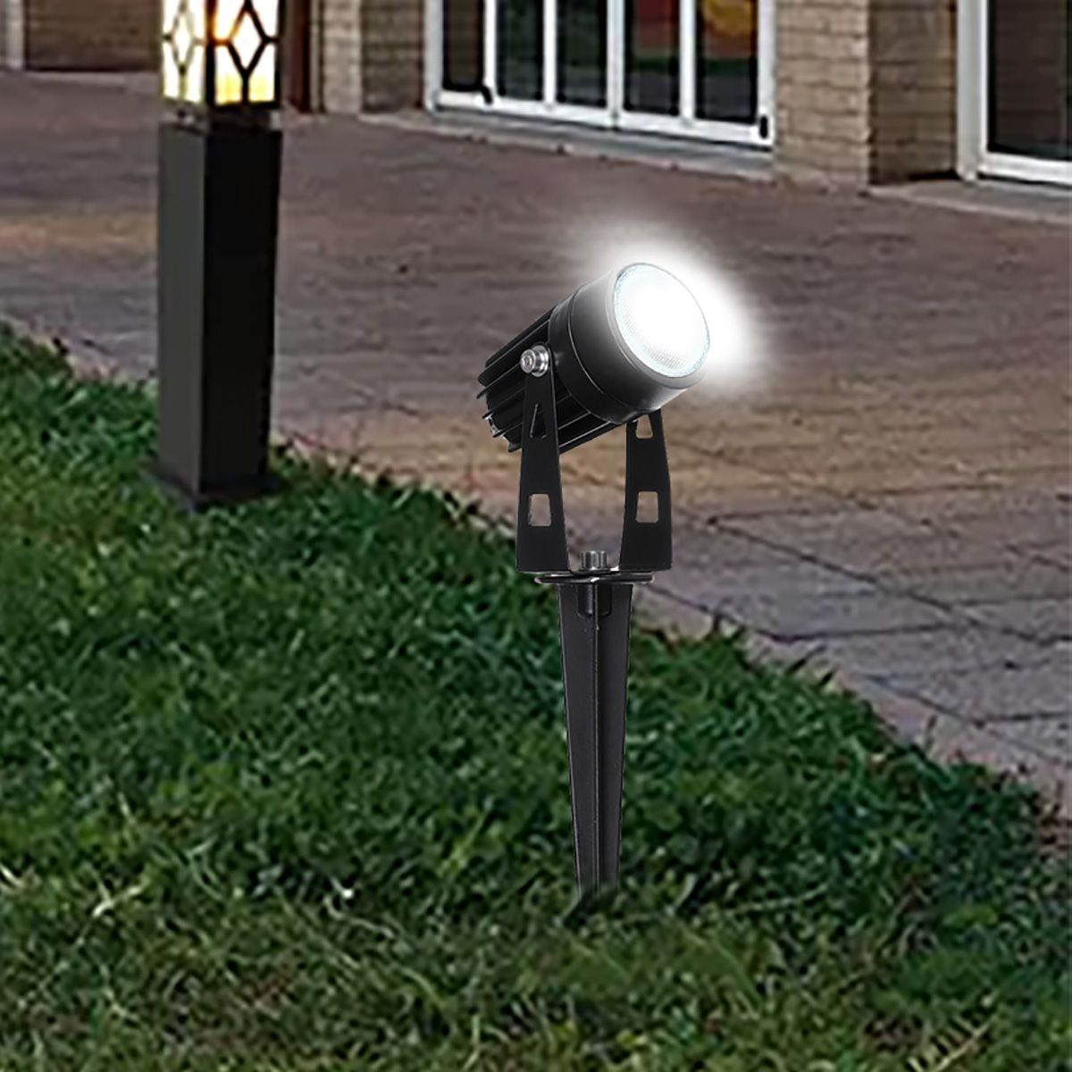 2PCS4PCS10PCS-12V-5W-COB-LED-Lawn-Lamp-Pure-White-Outdoor-Waterproof-Garden-Spotlights-Landscape-Yar-1690739