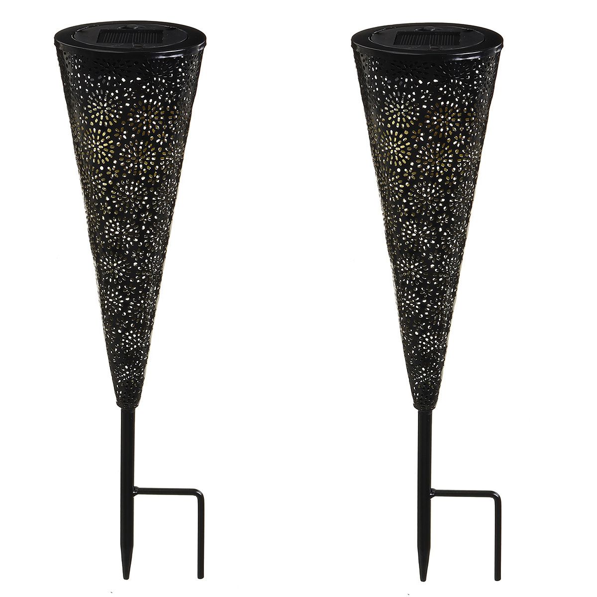 2Pcs-Solar-Powered-LED-Garden-Hollowed-Light-Floor-Decking-Patio-Decor-Yard-Lamp-1722009