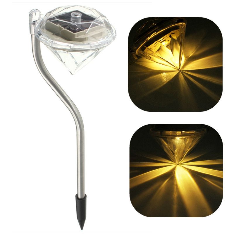 4-PCS-Solar-Lights-Stainless-Steel-Colour-Chang-Path-Garden-Diamond-Stake-Lights-1689334