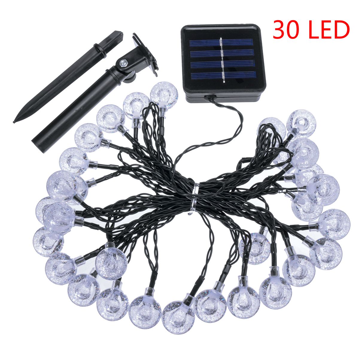 65M-30-LED-Solar-String-Ball-Lights-Outdoor-Waterproof-Warm-White-Garden-Christmas-Tree-Decorations--1672120
