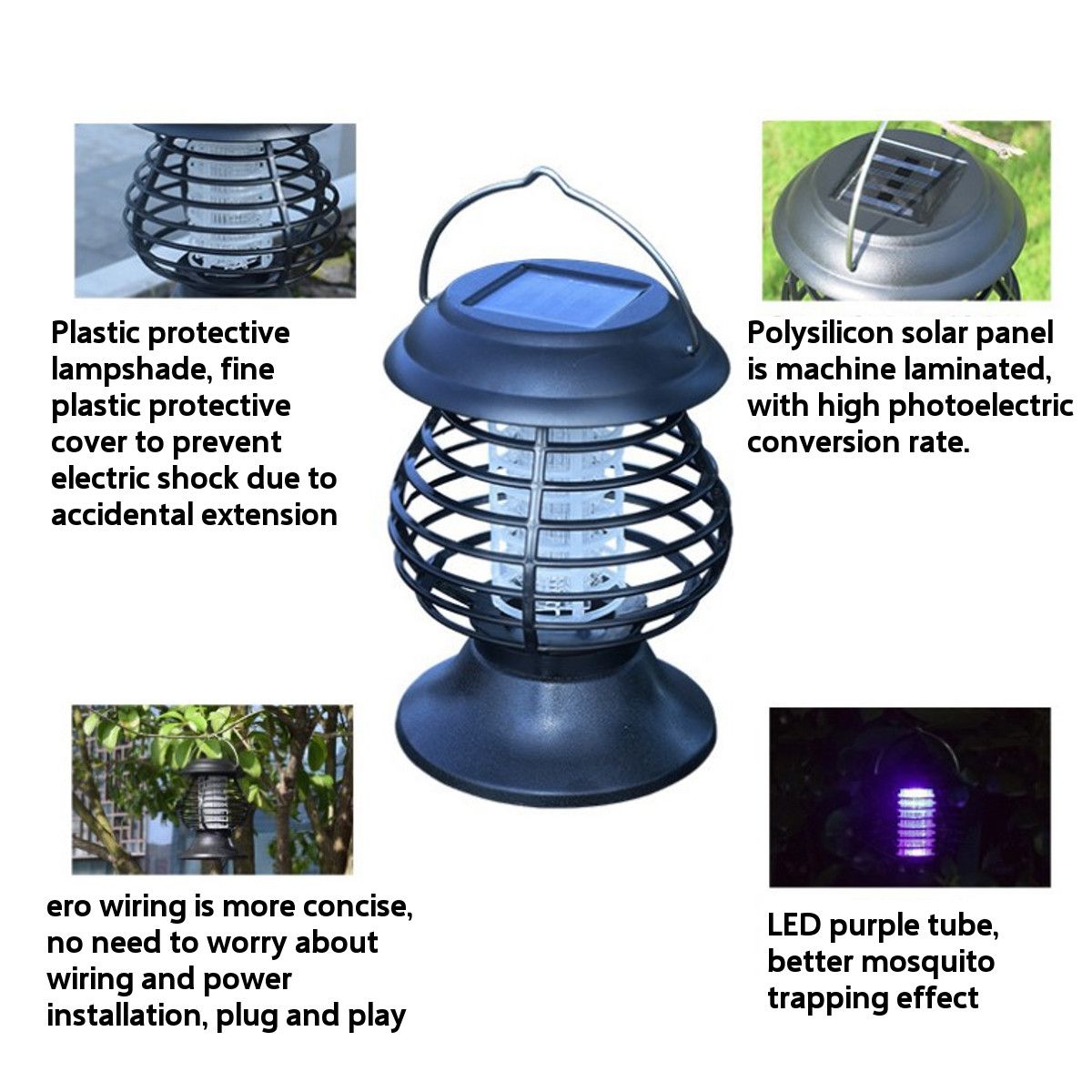 Electric-Fly-Zapper-Mosquito-Insect-Killer-UV-LED-Purple-Tube-Light-Trap-Pest-Solar-IP65-Working-8-H-1693978