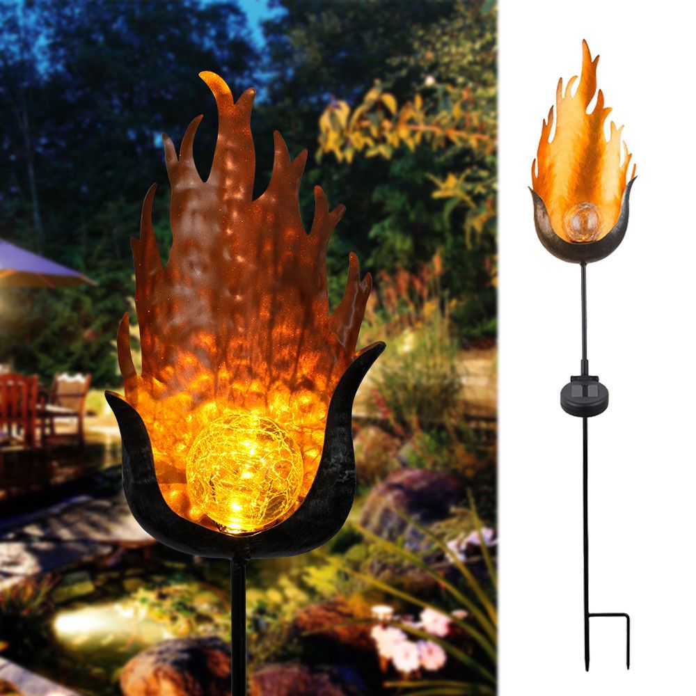 Solar-Light-Powered-Metal-LED-Garden-Light-Outdoor-Flame-Effect-Feature-Lawn-Ornament-1641500