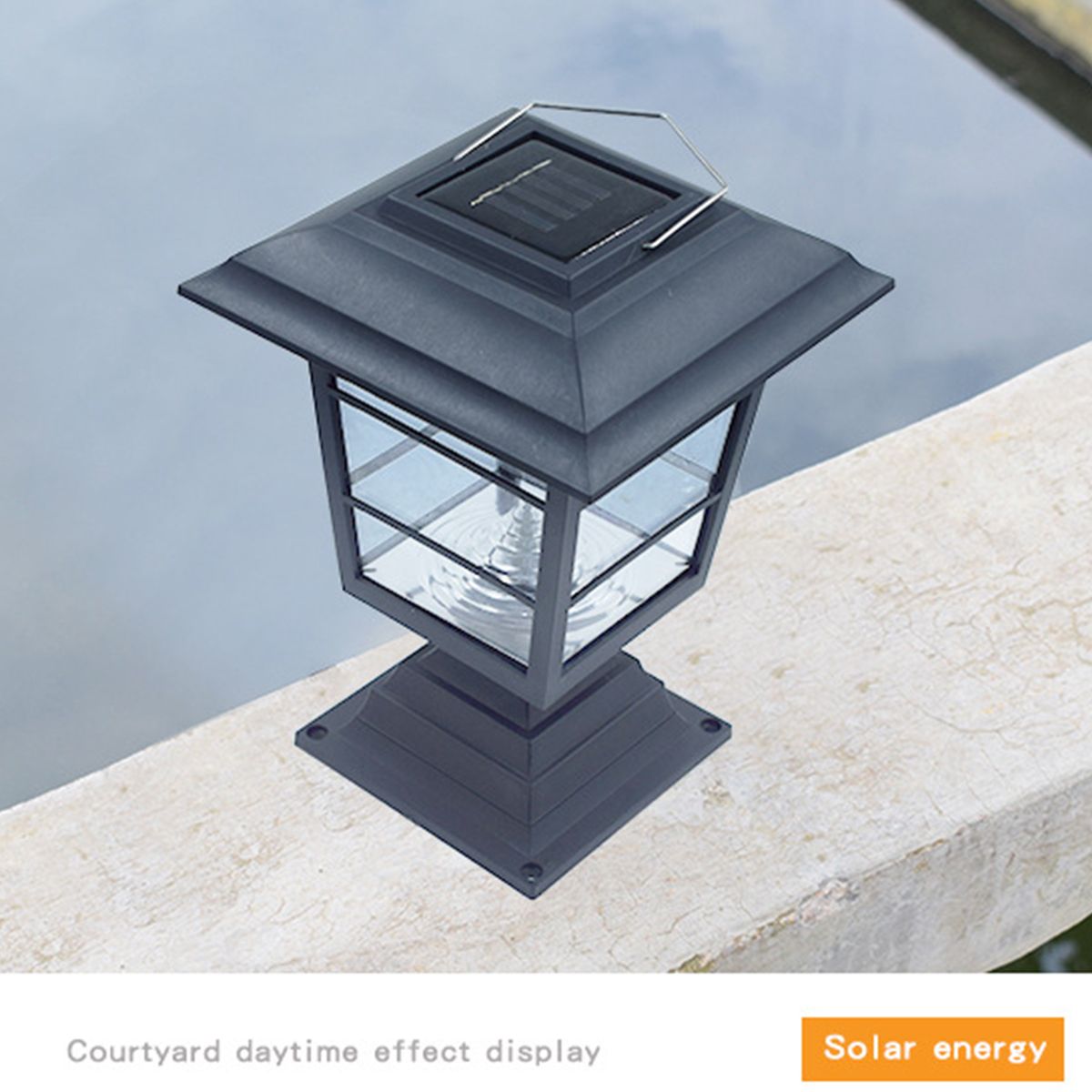 Solar-Post-Cap-Lawn-Lamp-Outdoor-Garden-LED-Waterproof-Decorative-Wall-Light-1675240