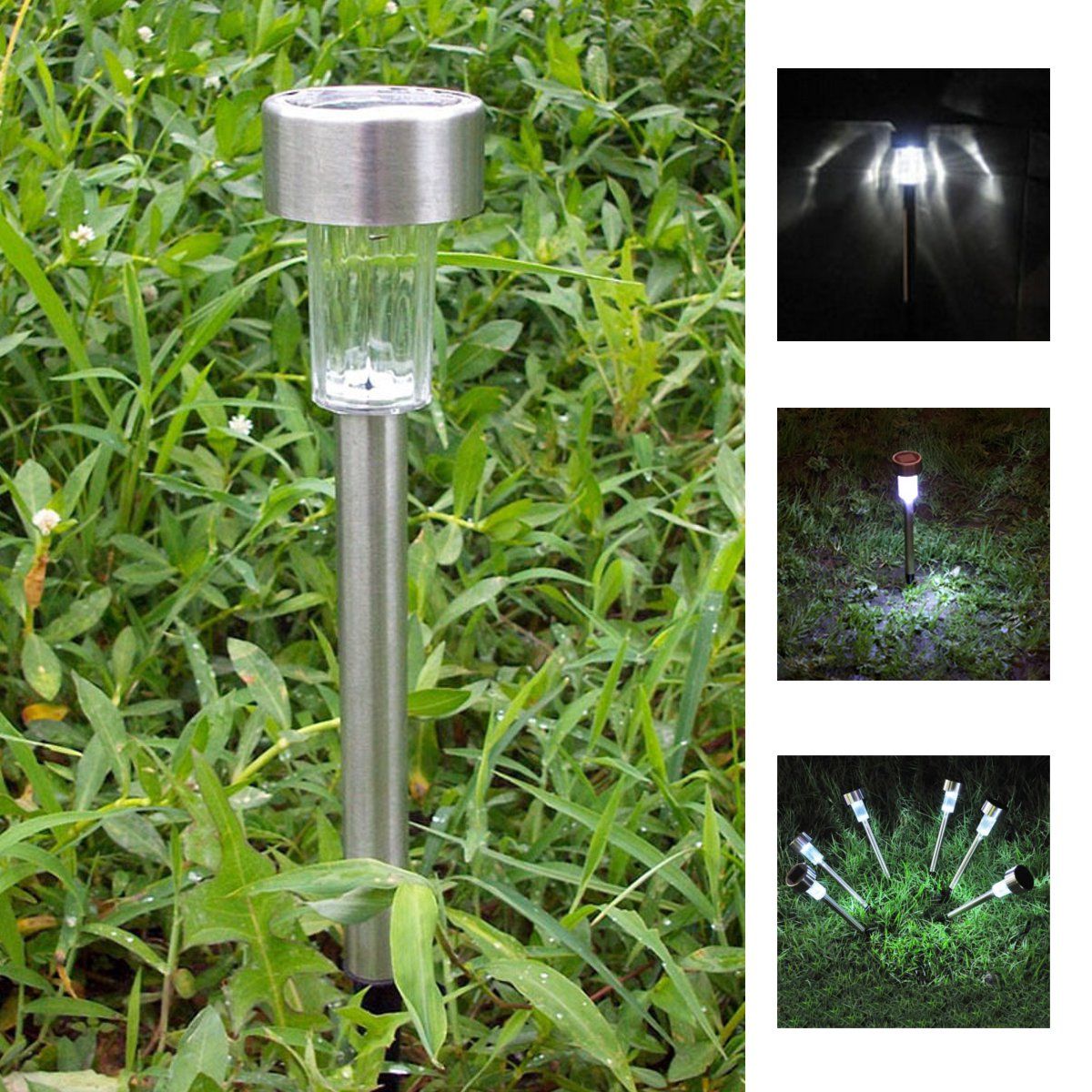 Solar-Powered-LED-Lawn-Light-Post-Stake-Patio-Outdoor-Stainless-Steel-Garden-Lamp-1706586