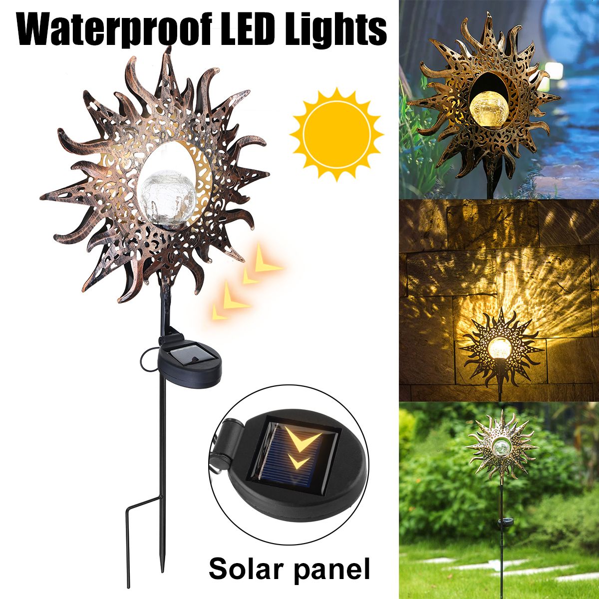 Solar-Powered-LED-Stake-Lawn-Light-Sunflower-Waterproof-Patio-Outdoor-Garden-Path-Lamp-1707064