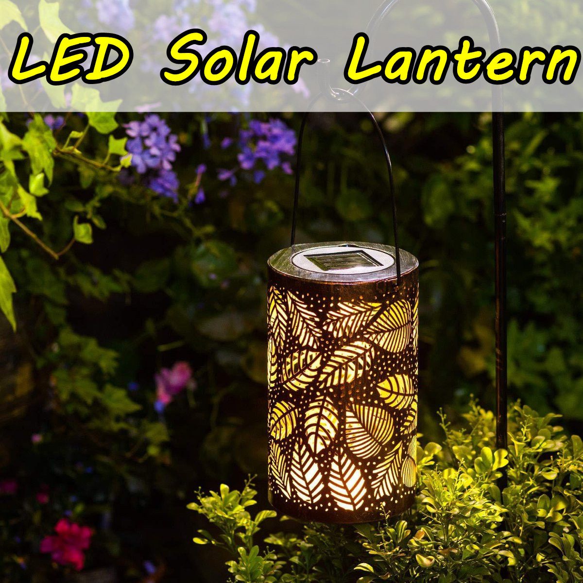 Vintage-LED-Solar-Lantern-Lights-Garden-Hanging-Lamp-Leaf-Pattern-Yard-Decor-1677399