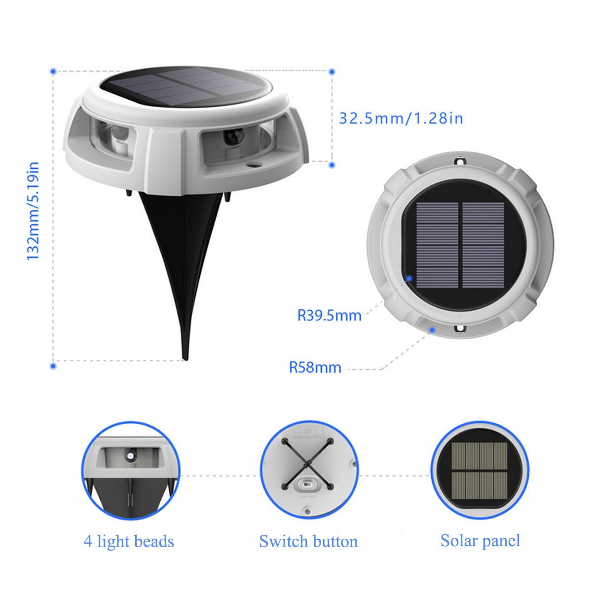 Waterproof-Foot-Sensor-LED-Solar-Lights-Underground-Buried-Garden-Lawn-Deck-Path-Outdoor-Wall-Lamp-1739405