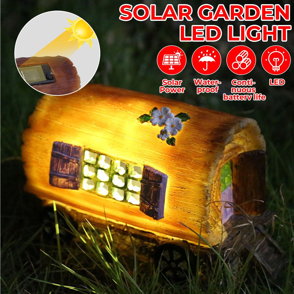 Waterproof-Solar-Powered-CarHouse-LED-Lawn-Lamp-Outdoor-Garden-Decoration-Gift-Light-1744880