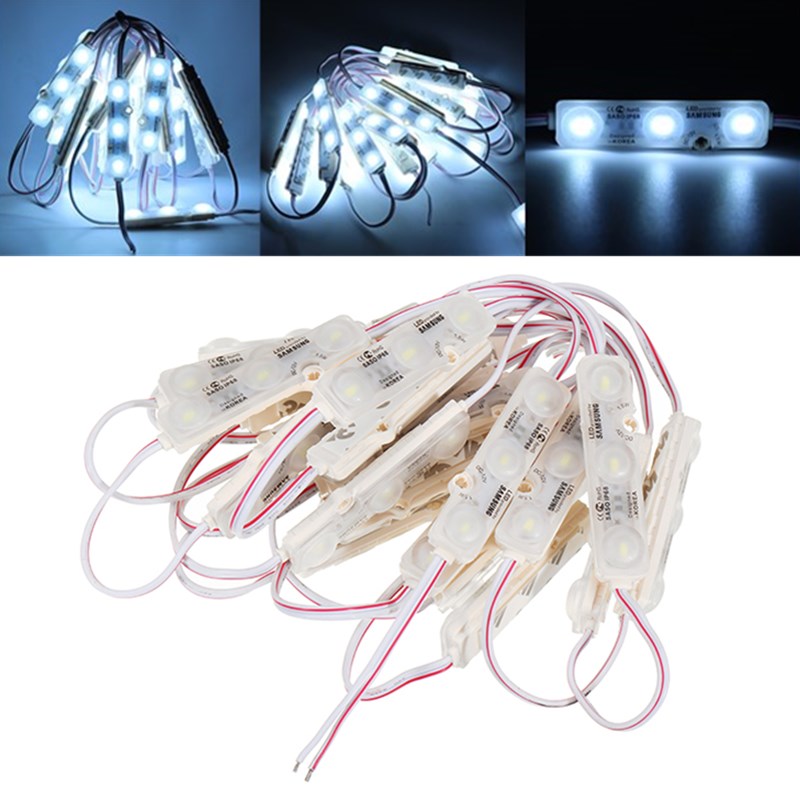 25PCS-SMD5730-375W-Pure-White-LED-Module-Strip-Light-for-Outdoor-Advertisement-DC12V-1240923