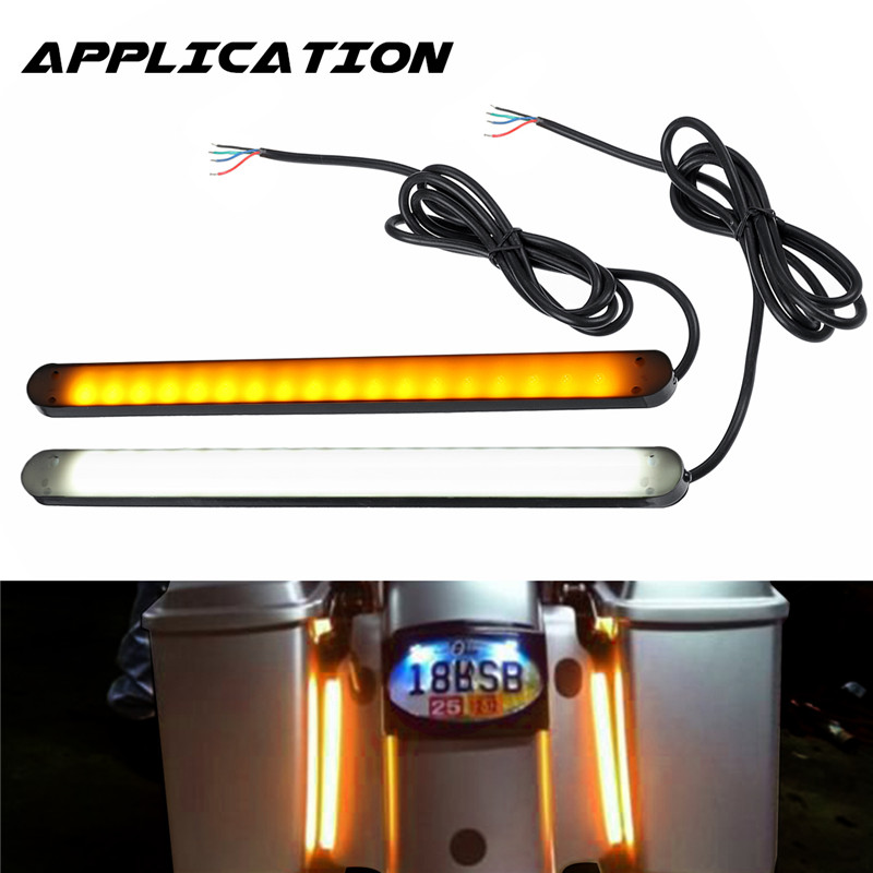 2PCS-Car-Motorcycle-36LED-Turn-Signal-Flowing-LED-Strip-Light-WhiteYellow-12V-1675242