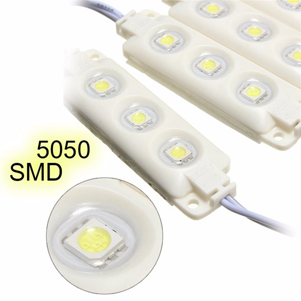 3M-SMD5050-Waterproof-Warm-White-LED-Module-Strip-Light-Kit-Mirror-Signage-Lamp--Adapter-DC12V-1113099