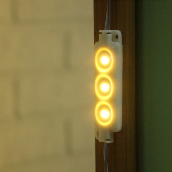 3M-SMD5050-Waterproof-Warm-White-LED-Module-Strip-Light-Kit-Mirror-Signage-Lamp--Adapter-DC12V-1113099