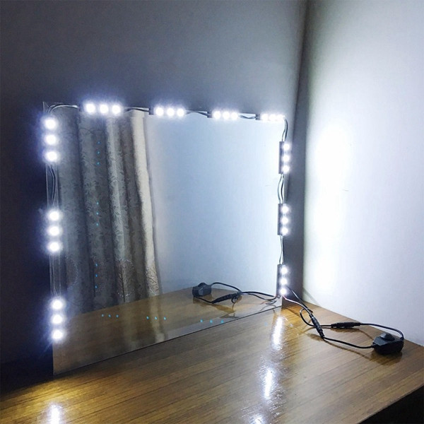 3M-SMD5630-Waterproof-White-LED-Module-Strip-Light-Kit-Mirror-Signage-Lamp--Adapter-DC12V-1112692