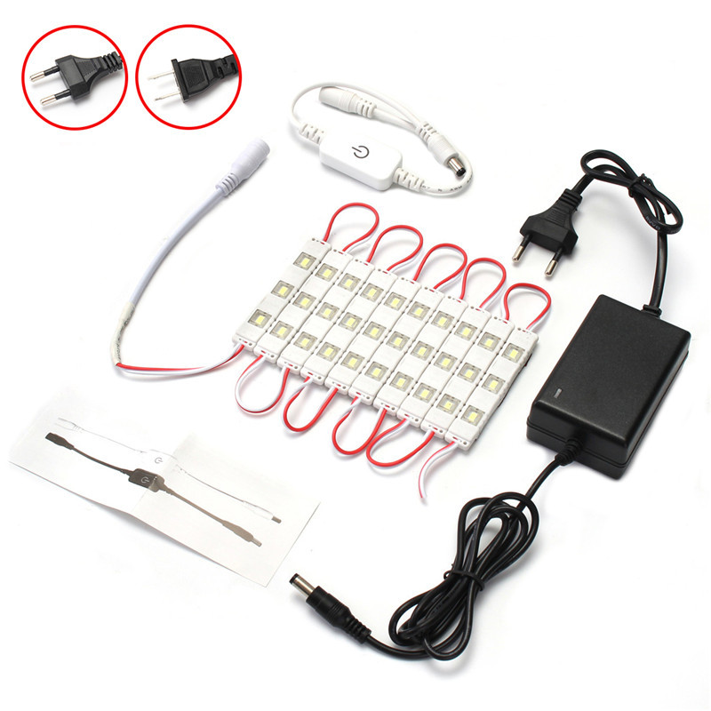 6W-SMD5630-Dimmable-Waterproof-White-30-LED-Module-Strip-Light-Cabinet-Mirror-Lamp-Kit-AC110-240V-1292534