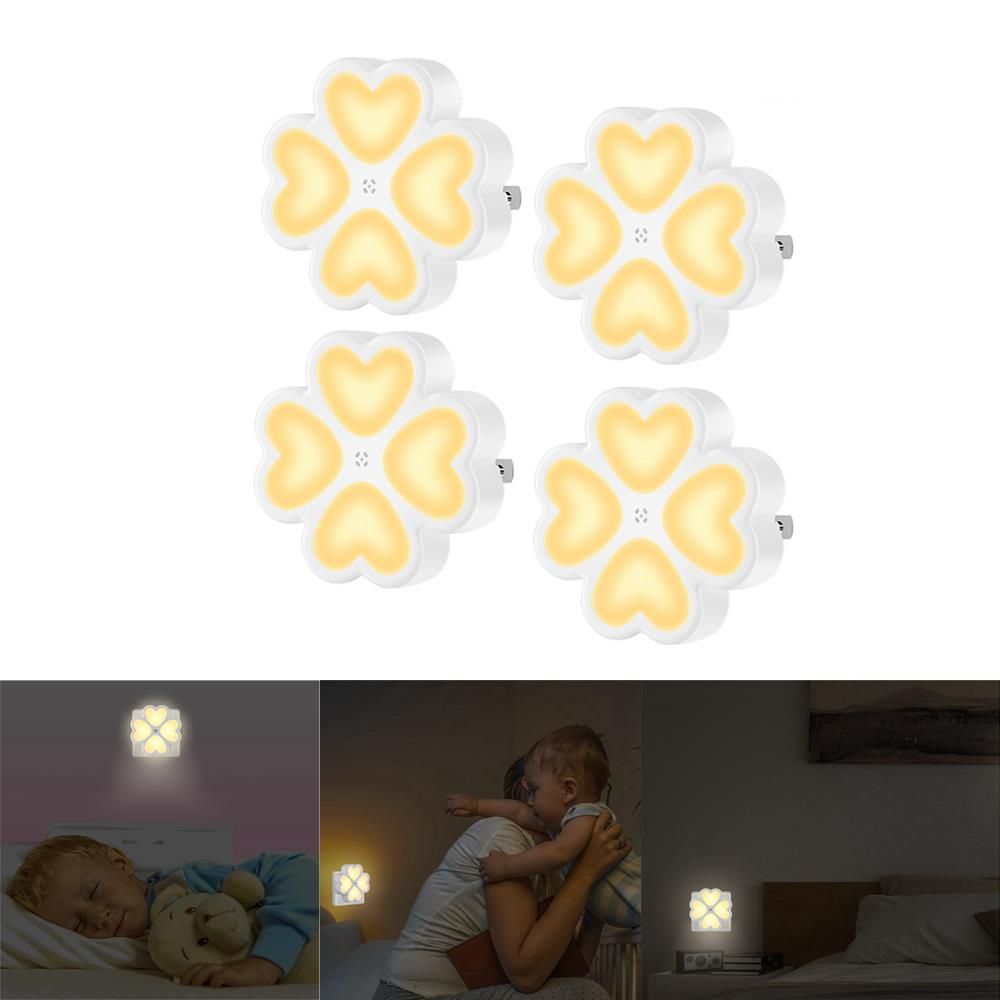 05W-Light-Sensor-LED-Night-Wall-Lamp-Plug-in-For-Baby-Kid-Bedroom-Home-AC100-240V-1477836