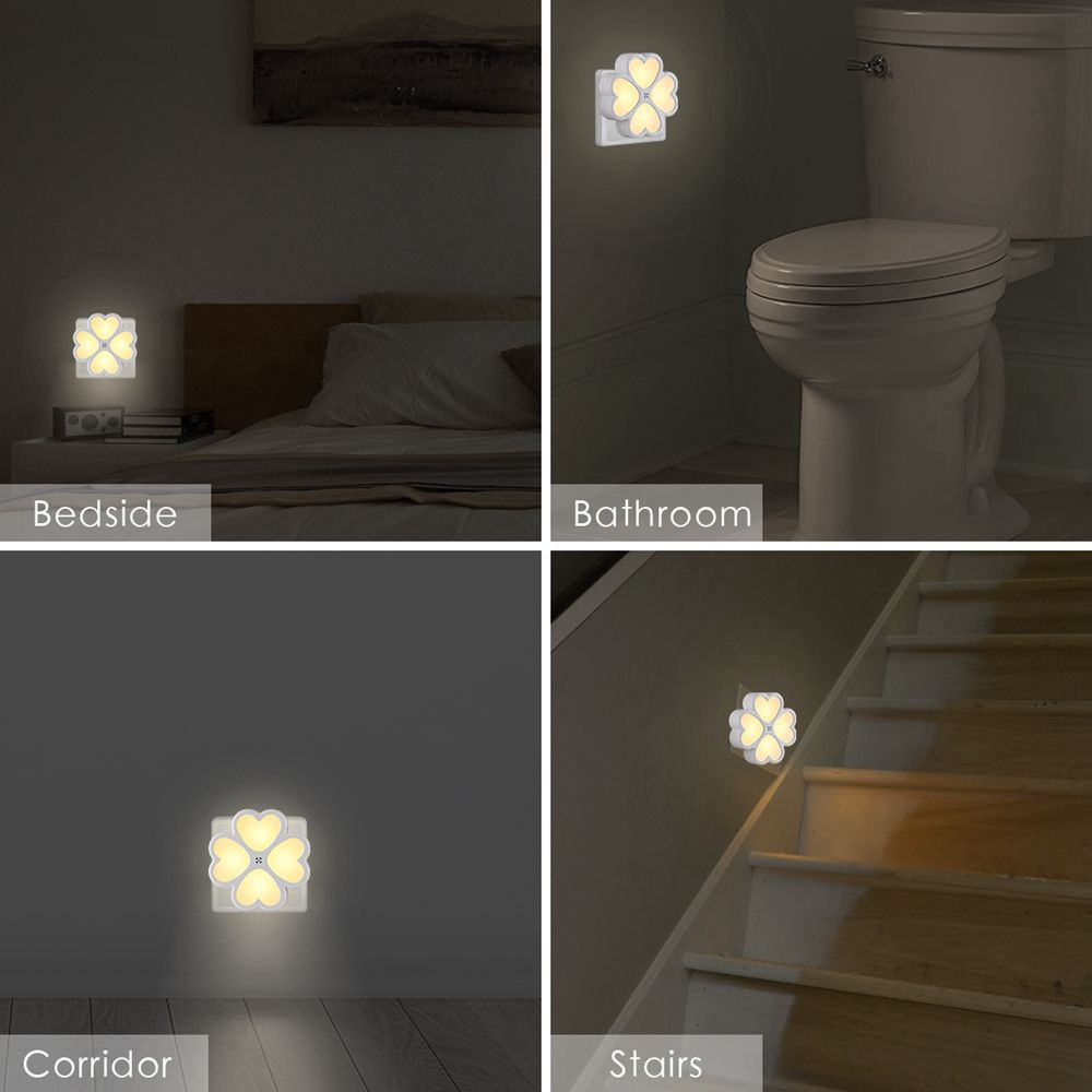 05W-Light-Sensor-LED-Night-Wall-Lamp-Plug-in-For-Baby-Kid-Bedroom-Home-AC100-240V-1477836