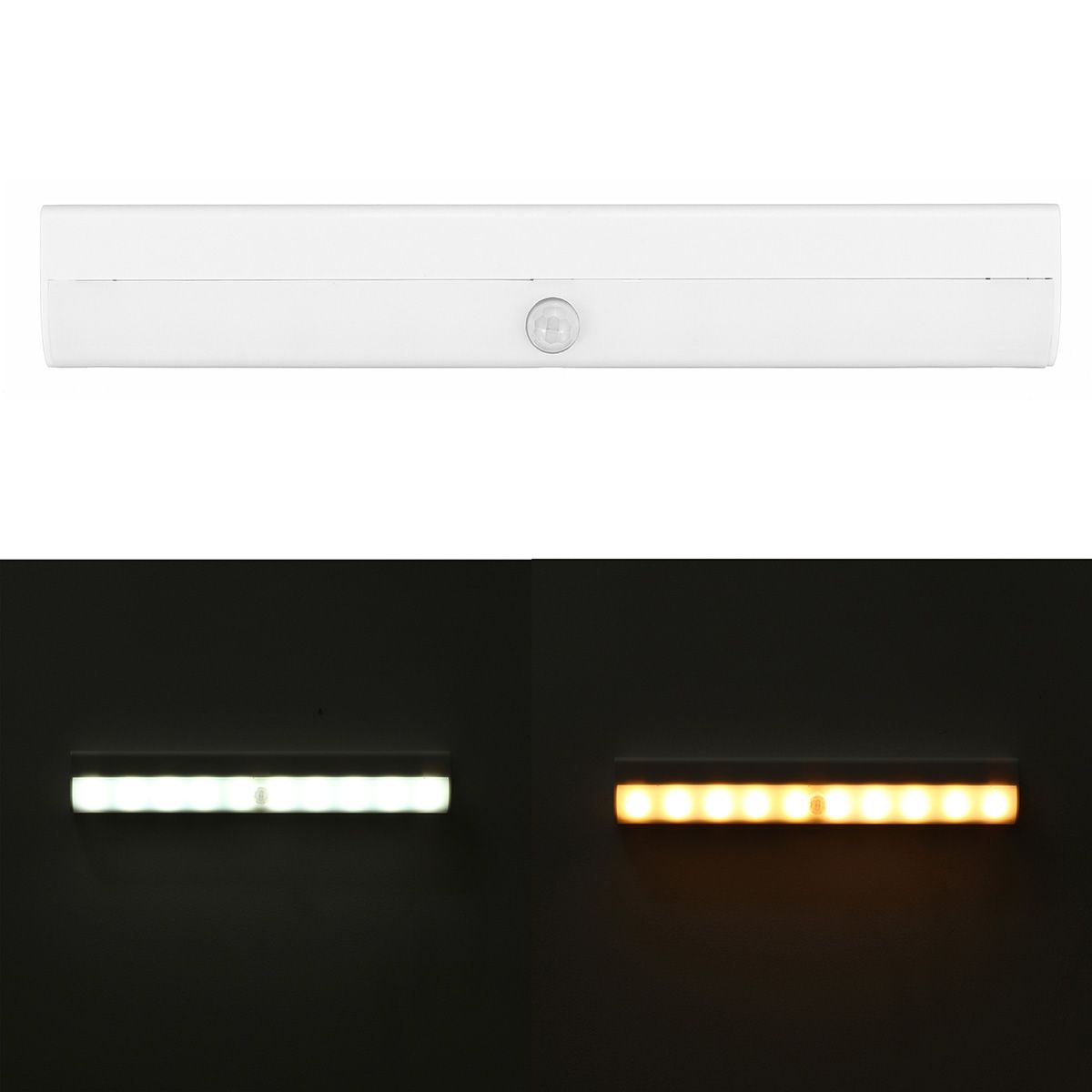 10-LED-LED-Motion-Sensor-Cabinet-Light-Bar-Wireless-BatteryUSB-Powered-WarmWhite-Lighting-for-Wardro-1744315