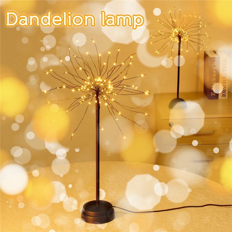 100-LED-Dandelions-Lamp-USB-Firework-Night-Light-Garden-Wedding-Party-Christmas-1621650