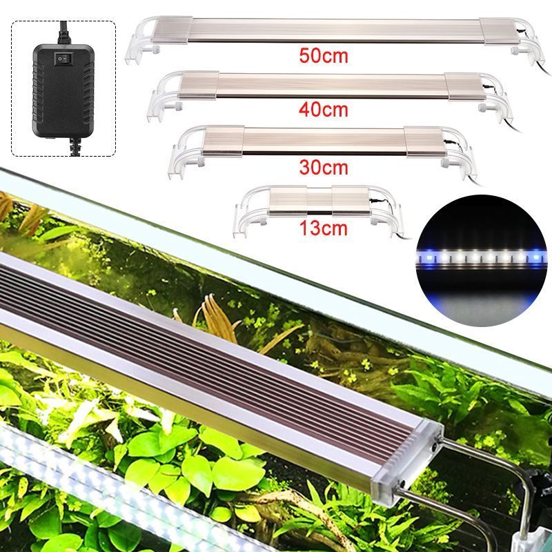 13304050cm-Fish-Tank-Lamp-LED-Energy-Saving-BlueWhite-Light-Line-Switch-1641509