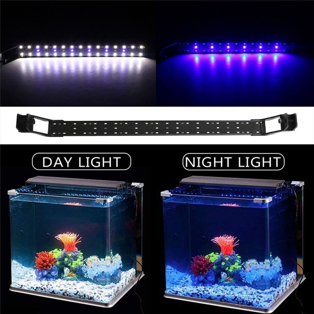 14W-53cm-Blue--White-LED-Adjustable-Aquarium-Fish-Tank-Lamp-Super-Slim-Clip-On-Light-1358342